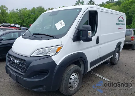 2023 Ram Promaster 1500 Low Roof 118 Wb z USA, uszkodzony, nr VIN 3C6LRVNG5PE552754